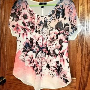 AGB Women’s Floral Blouse
